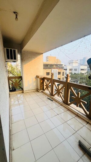 Balcony in 3 BHK Apartment at Reminess Apartment, Bandra West – for Rent
