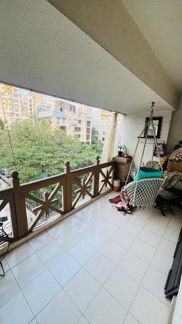Balcony in 3 BHK Apartment at Reminess Apartment, Bandra West – for Rent