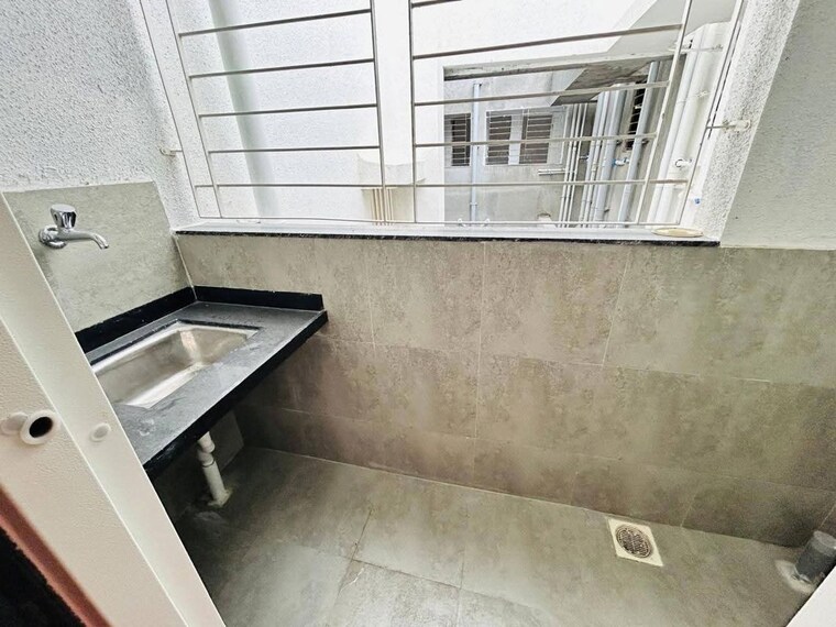 Kitchen, basil-mondale 2 Bedroom 751 Sq.Ft. Apartment In Mundhwa Pune 9789507