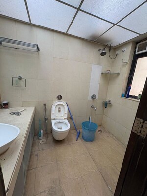 Washroom in 2 BHK Apartment at Ashok Meadows, Hinjewadi – for Rent