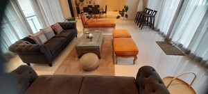 Living Room in 4 BHK Apartment at Baner – for Rent