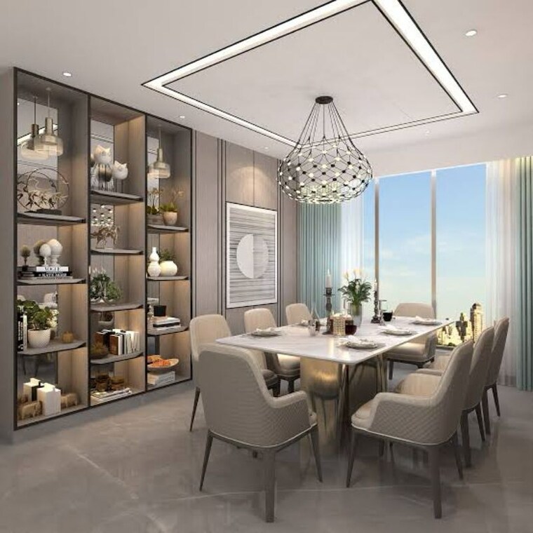 Dining area, goregaon west 3 Bedroom 950 Sq.Ft. Apartment In Goregaon West Mumbai 9789546