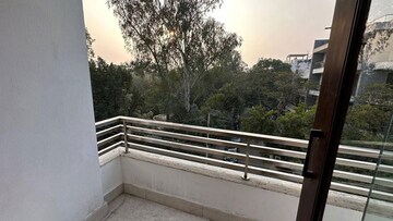Balcony in 3 BHK Builder Floor at Chattarpur – for Rent