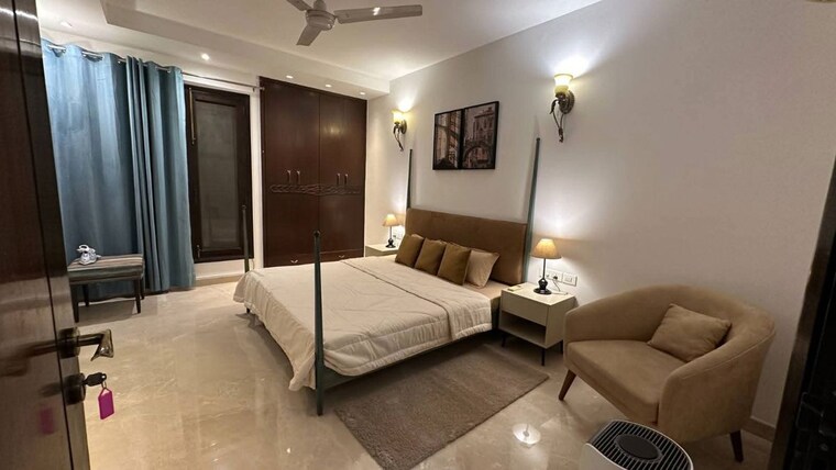 Living Room, chattarpur 3 Bedroom 1350 Sq.Ft. Builder Floor In Chattarpur Delhi 9789785