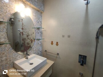 Bathroom in 2 BHK Apartment at Blooming Heights, Powai – for Rent