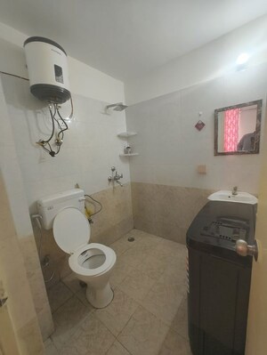 Bathroom in 2 BHK Apartment at Shree Vardhman Green Court, Sector 90 – for Rent