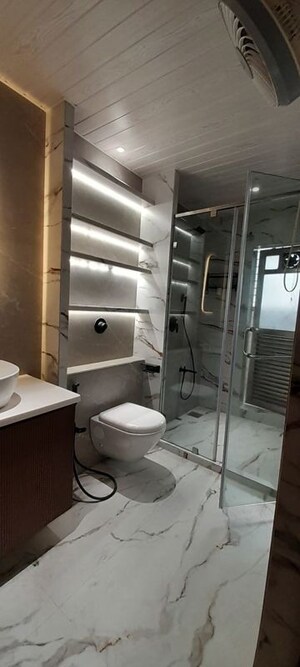 Bathroom in 3 BHK Apartment at Anand Ashram, Khar West – for Rent