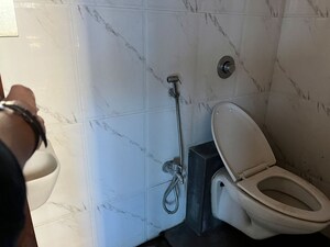 Bathroom in  Office Space at 360 Degree Business Park, Kamgar Colony – for Rent