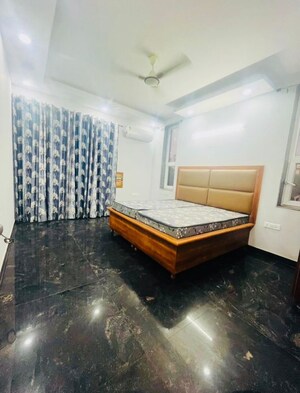 Living Room in 3 BHK Builder Floor at Sushant Lok I – for Rent