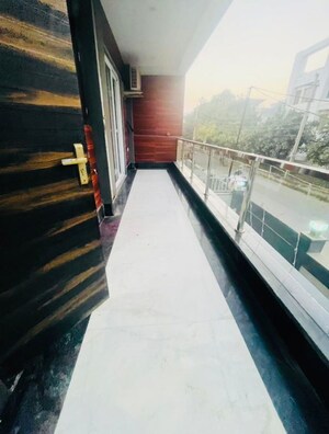 Balcony in 3 BHK Builder Floor at Sushant Lok I – for Rent