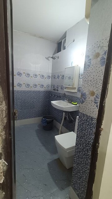 Bathroom in 2 BHK Apartment at Sector 13 Dwarka – for Rent