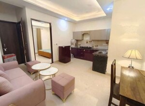 Living Room in 1 BHK Apartment at Saket – for Rent