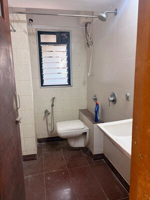 Bathroom in 2 BHK Apartment at Pushpanjali Apartment Prabhadevi, Prabhadevi – for Rent