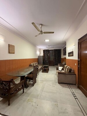 Living Room in 2 BHK Builder Floor at Malviya Nagar – for Rent