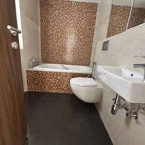 Bathroom in 3 BHK Apartment at Lodha The Park, Century Mills – for Rent