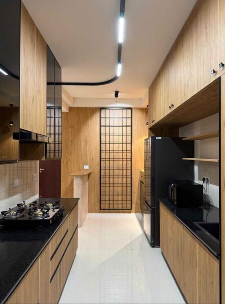 Kitchen, lnt-raintree-boulevard 3 Bedroom 1645 Sq.Ft. Apartment In Hebbal Bangalore 9791284