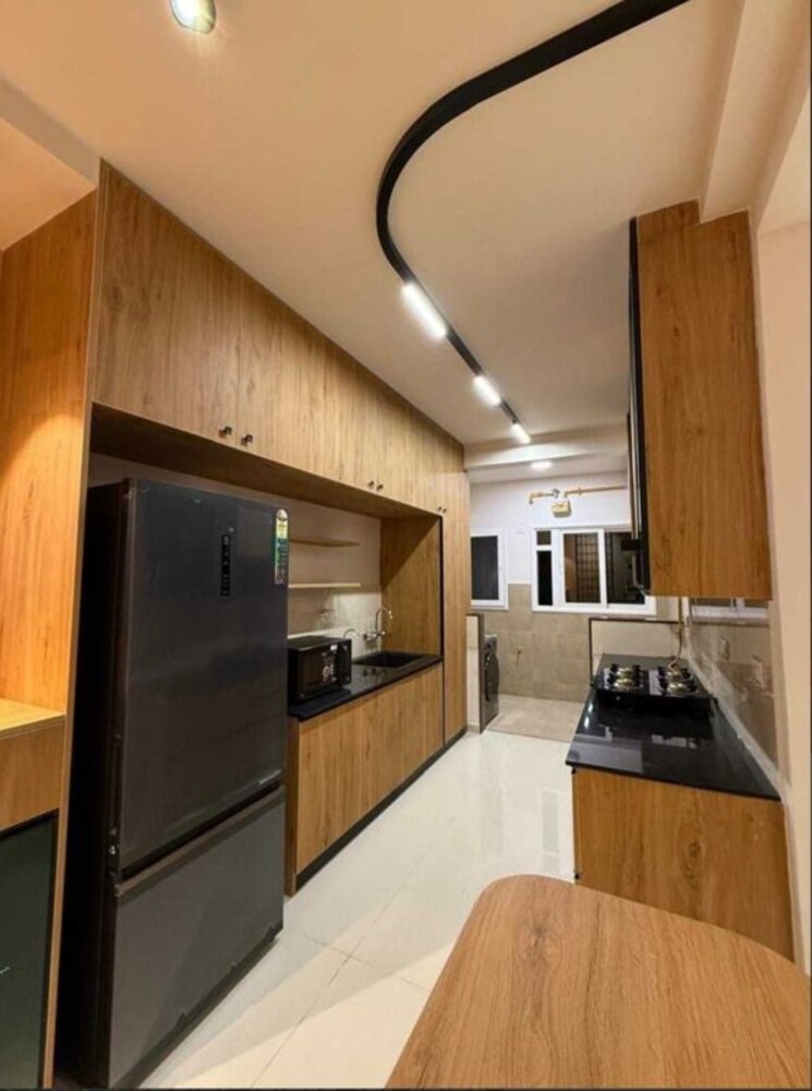 Kitchen, lnt-raintree-boulevard 3 Bedroom 1645 Sq.Ft. Apartment In Hebbal Bangalore 9791284