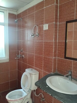 Bathroom in 3 BHK Apartment at Sector 16c Greater Noida – for Rent