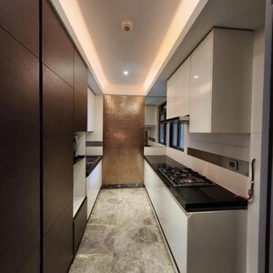 Kitchen in 3 BHK Apartment at Lodha Trump Tower, Kamala Mill – for Rent