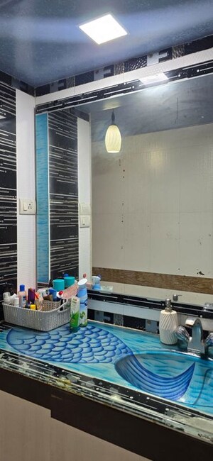 Bathroom in 3 BHK Apartment at Ashar Residency, Pokhran Road No Two – for Sale