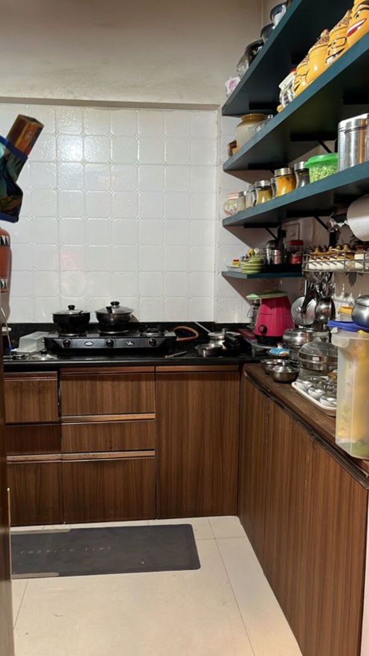 Kitchen, atrium-skyward 1.5 Bedroom 833 Sq.Ft. Apartment In Undri Pune 9792136