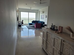 Living Room in 4 BHK Apartment at DLF The Crest, Sector 54 – for Rent