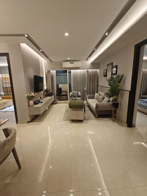 Living Room in 3 BHK Apartment at Dosti Greenscape, Hadapsar – for Sale