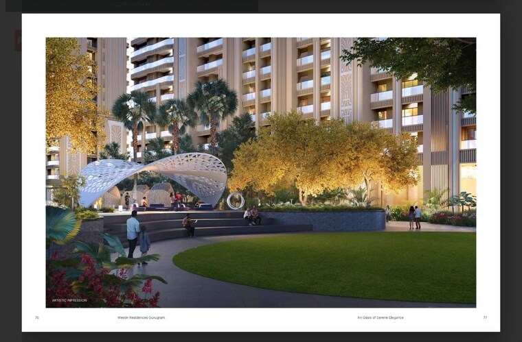 Garden, whiteland-urban-resort 3 Bedroom 2939 Sq.Ft. Apartment In Sector 103 Gurgaon 9792540