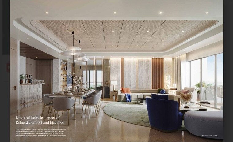 Living Room, whiteland-urban-resort 3 Bedroom 2939 Sq.Ft. Apartment In Sector 103 Gurgaon 9792540