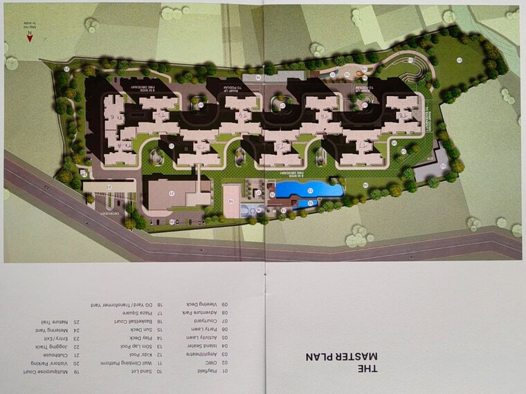 Master Plan, sobha-lake-garden 1 Bedroom 765 Sq.Ft. Apartment In Kr Puram Bangalore 9112907