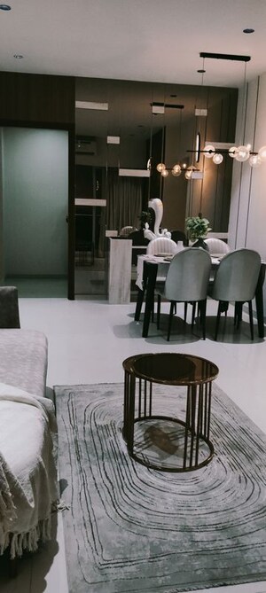 Living Room in 2 BHK Apartment at Agarwal Floresta Oak, Malad East – for Sale