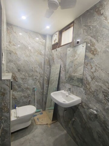 Bathroom in 2 BHK Builder Floor at Malviya Nagar – for Rent