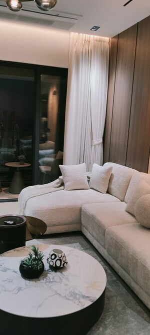 Living Room in 2 BHK Apartment at Agarwal Floresta ­Java, Malad East – for Sale