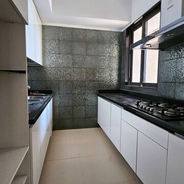 Kitchen in 3 BHK Apartment at Lodha World One, Empire Mill – for Rent