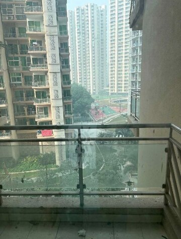 Balcony in 3 BHK Apartment at Gaur Saundaryam, Tech Zone 4 Greater Noida – for Rent