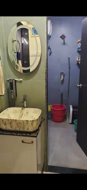 Bathroom in 1 BHK Apartment at Marvels Soham, Ulwe Sector 2 – for Rent