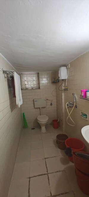 Bathroom in 1 BHK Apartment at Divyang Apartment, Azad Nagar Colaba – for Sale