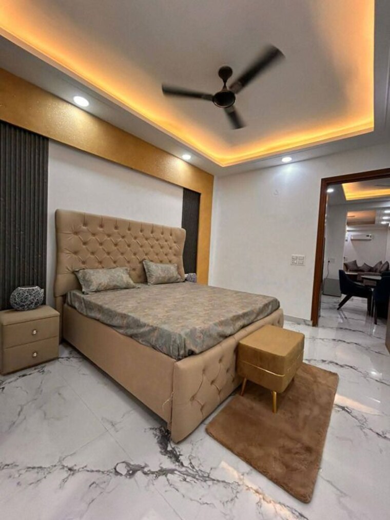 Bedroom, saket 3 Bedroom 1500 Sq.Ft. Builder Floor In Saket Delhi 9792983