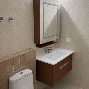 Bathroom in 4 BHK Apartment at Orchid Island, Sector 51 – for Rent