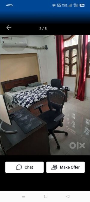 Master Bedroom in 2 BHK Independent House at Gamma Ii Greater Noida – for Rent