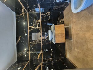 Bathroom in 2 BHK Builder Floor at Chattarpur – for Rent