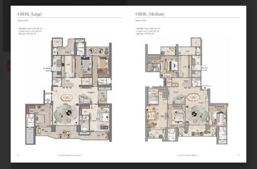 Floor Plan in 3 BHK Apartment at Whiteland Urban Resort, Sector 103 – for Sale
