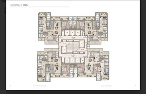 Floor Plan in 3 BHK Apartment at Whiteland Urban Resort, Sector 103 – for Sale