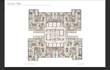 Floor Plan in 3 BHK Apartment at Whiteland Urban Resort, Sector 103 – for Sale