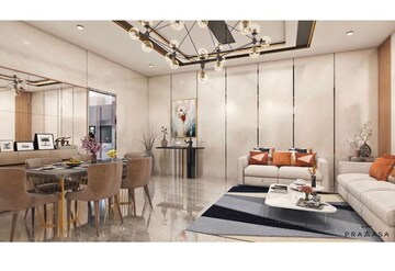 Living Room in 3 BHK Builder Floor at Dwarka Expressway – for Sale