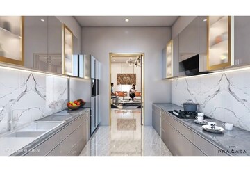 Kitchen in 3 BHK Builder Floor at Dwarka Expressway – for Sale