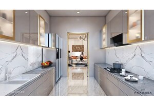 Kitchen in 3 BHK Builder Floor at Dwarka Expressway – for Sale