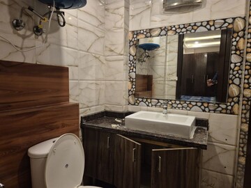 Bathroom in 2 BHK Builder Floor at Chattarpur – for Rent