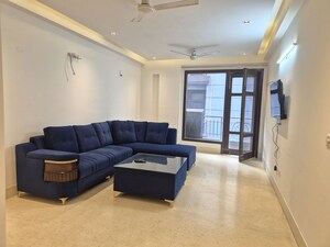 Living Room in 2 BHK Builder Floor at Chattarpur – for Rent