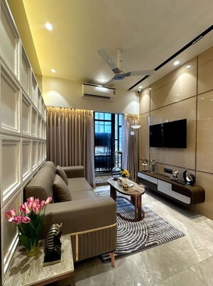 Living Room in 1 BHK Builder Floor at Virat CHS, Goregaon East – for Sale